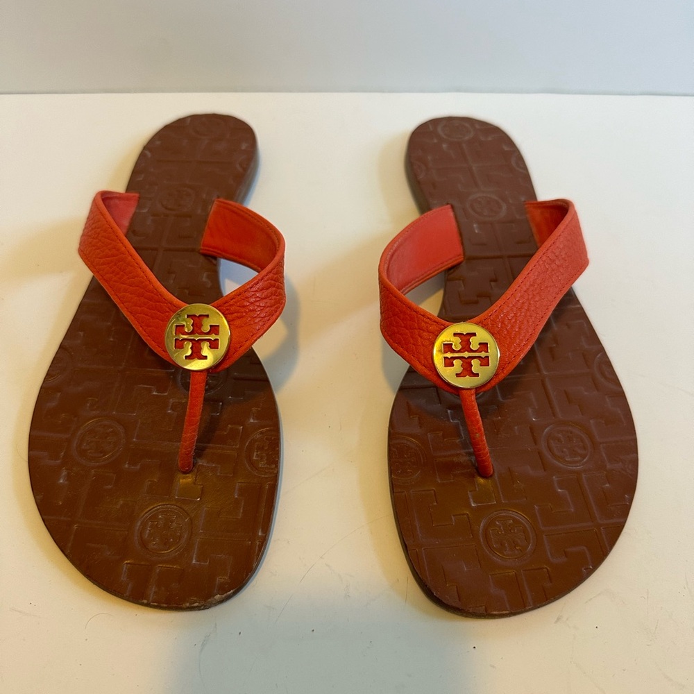 Tory Burch Orange Sandals